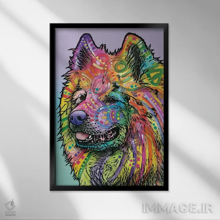 تابلو دکوراتیو ساموید اثر باور روسو - نمای قابدار مشکی