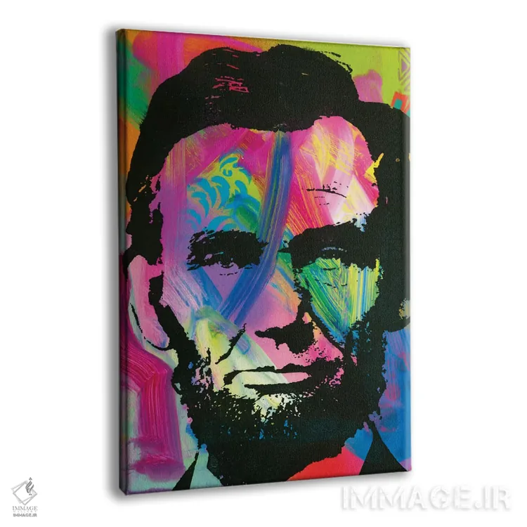 تابلو دکوراتیو آبراهام لینکلن ۱ اثر باور روسو - نمای پرسپکتیو محصول