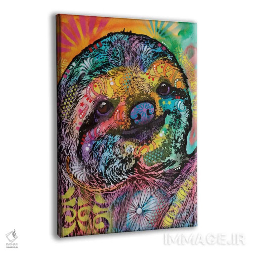 تابلو دکوراتیو تنبل اثر باور روسو - نمای پرسپکتیو محصول