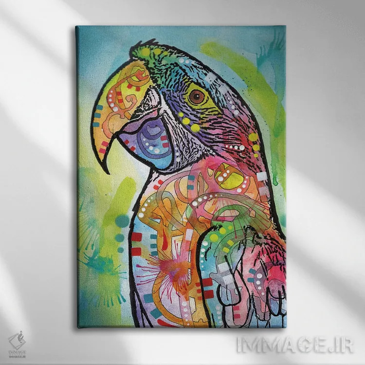 تابلو دکوراتیو ماکائو اثر باور روسو - نمای روبهرو روی دیوار