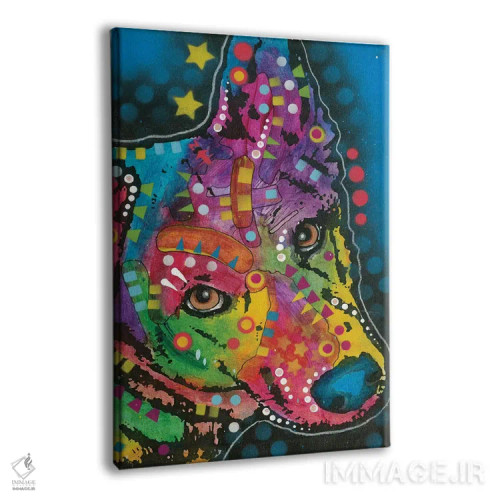 تابلو دکوراتیو ژرمن شپرد ۱ اثر باور روسو - نمای پرسپکتیو محصول