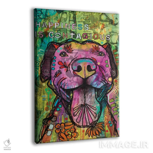 تابلو دکوراتیو شادی مسری است اثر باور روسو - نمای پرسپکتیو محصول