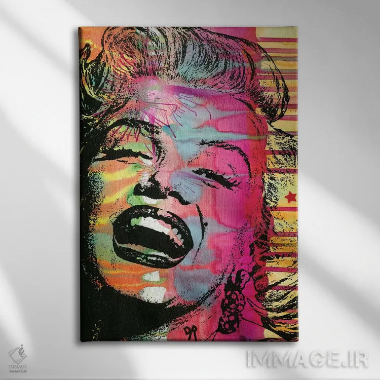 تابلو دکوراتیو مرلین اثر باور روسو - نمای روبهرو روی دیوار