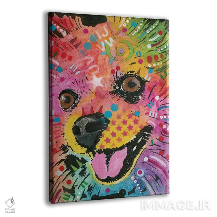 تابلو دکوراتیو پامرانین اثر باور روسو - نمای پرسپکتیو محصول