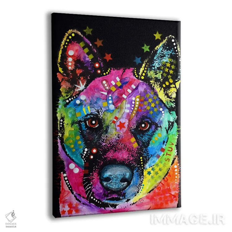 تابلو دکوراتیو آکیتا اثر باور روسو - نمای پرسپکتیو محصول