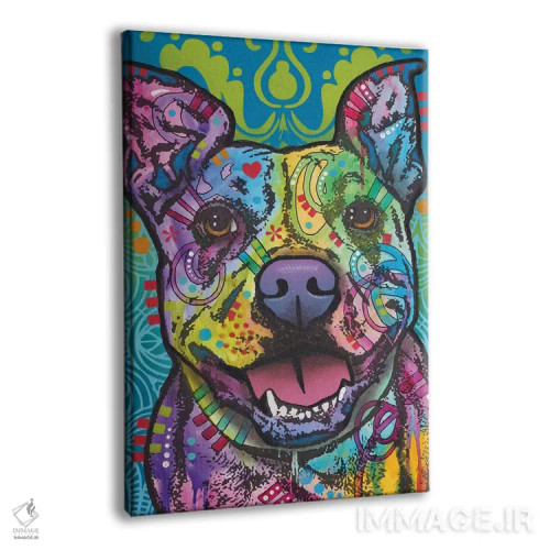 تابلو دکوراتیو باترز، پیت بول اثر باور روسو - نمای پرسپکتیو محصول