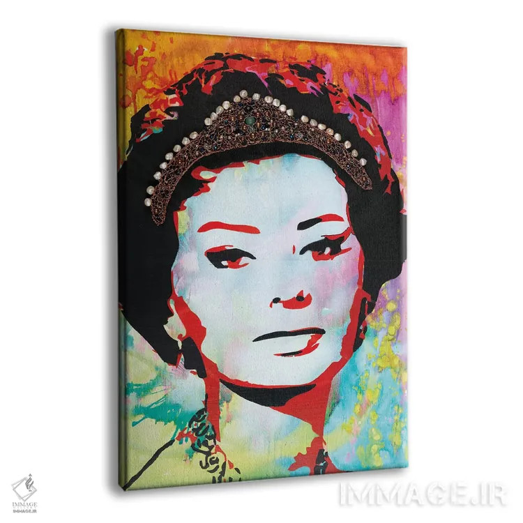 تابلو دکوراتیو پرزرق وبرق اثر باور روسو - نمای پرسپکتیو محصول