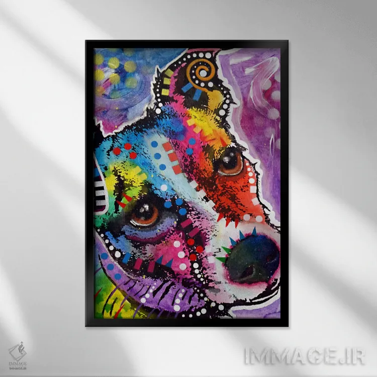 تابلو دکوراتیو جک رویایی اثر باور روسو - نمای قابدار مشکی