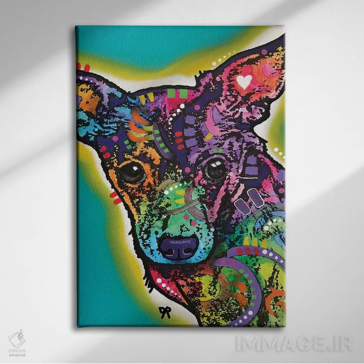 تابلو دکوراتیو عشق کوچک اثر باور روسو - نمای روبهرو روی دیوار