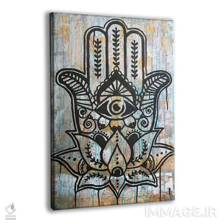 تابلو دکوراتیو هامسا لوتوس اثر باور روسو - نمای پرسپکتیو محصول