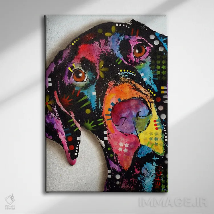 تابلو دکوراتیو پوینتر اثر باور روسو - نمای روبهرو روی دیوار