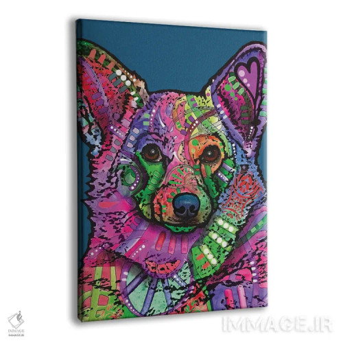 تابلو دکوراتیو کورگی پاک نشدنی اثر باور روسو - نمای پرسپکتیو محصول