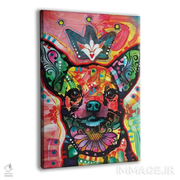 تابلو دکوراتیو رویال-چی اثر باور روسو - نمای پرسپکتیو محصول