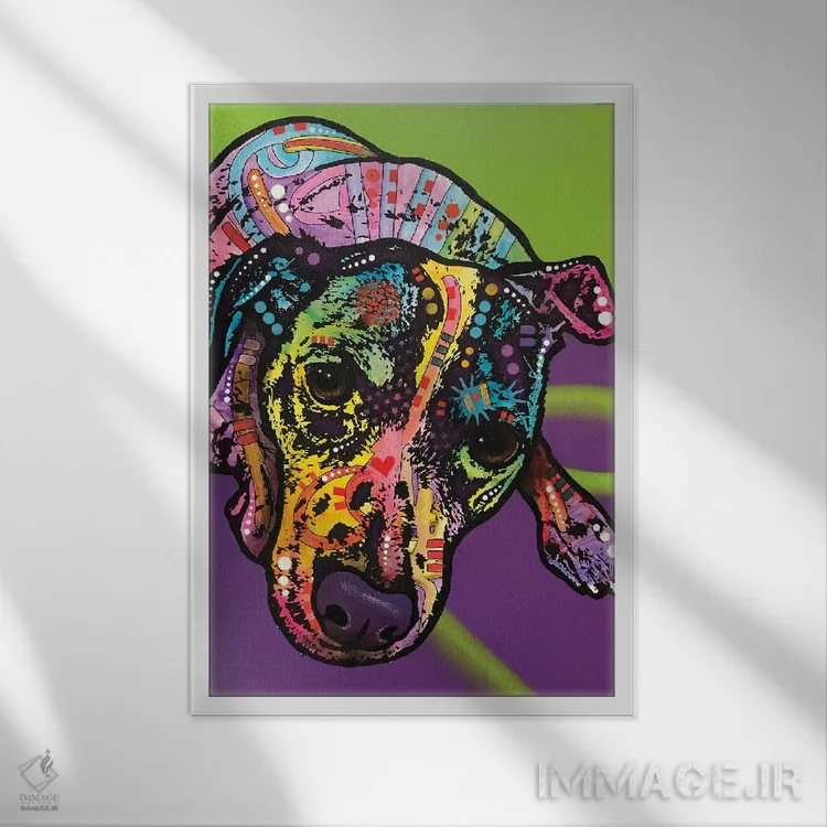 تابلو دکوراتیو جک پاک نشدنی اثر باور روسو - نمای قابدار سفید