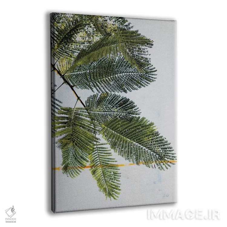 تابلو دکوراتیو شاخه نخل اثر دبورا رول - نمای پرسپکتیو محصول