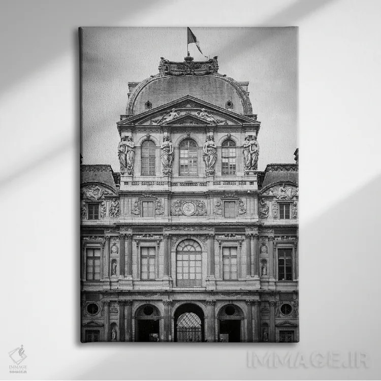 تابلو دکوراتیو معماری پاریس ۷ اثر دبورا رول - نمای روبهرو روی دیوار