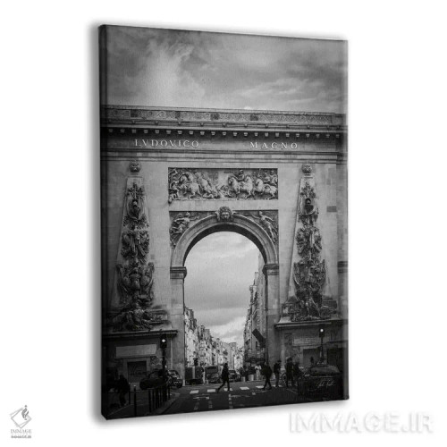 تابلو دکوراتیو زیبا در پاریس ۱ اثر دبورا رول - نمای پرسپکتیو محصول