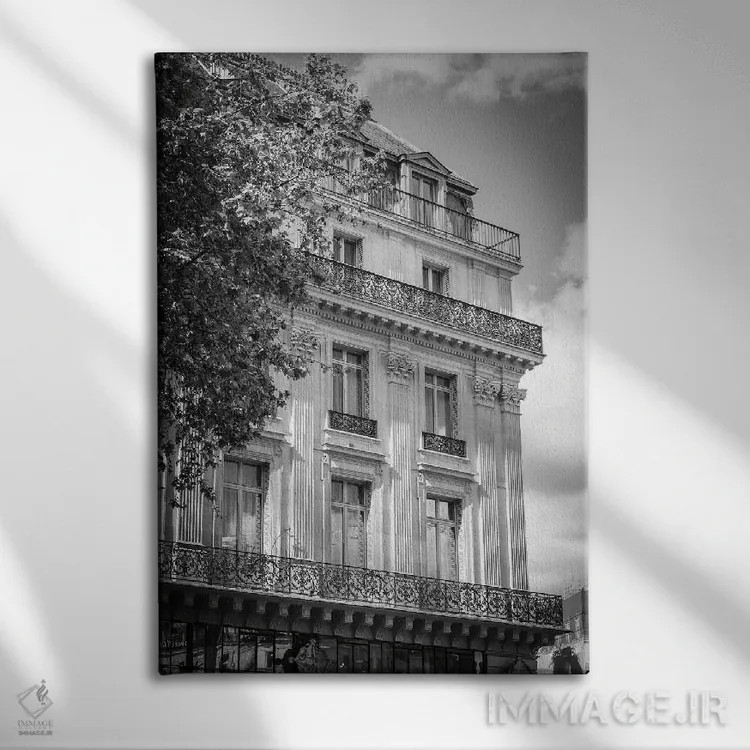 تابلو دکوراتیو زیبا در پاریس ۳ اثر دبورا رول - نمای روبهرو روی دیوار