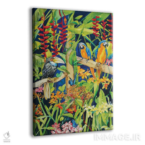 تابلو کلاسیک شب استوایی اثر هلن دوبروویچ - نمای پرسپکتیو محصول