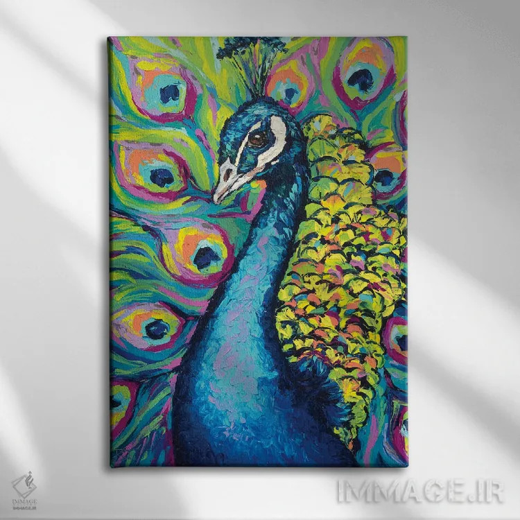 تابلو دکوراتیو ژست گیر اثر دروتا کوسی - نمای روبهرو روی دیوار