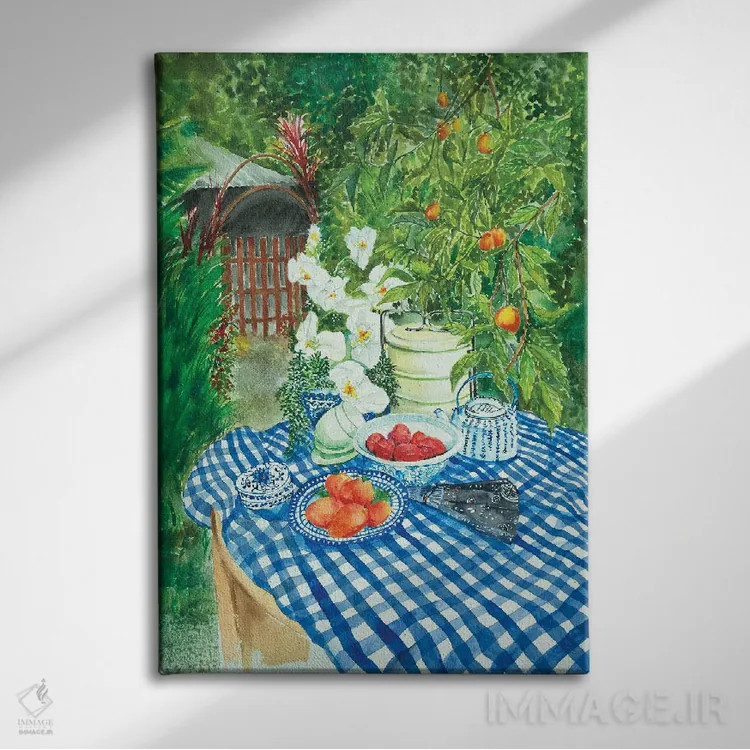 تابلو کلاسیک پیک نیک در کامپونگ اثر هلن دوبروویچ - نمای روبهرو روی دیوار