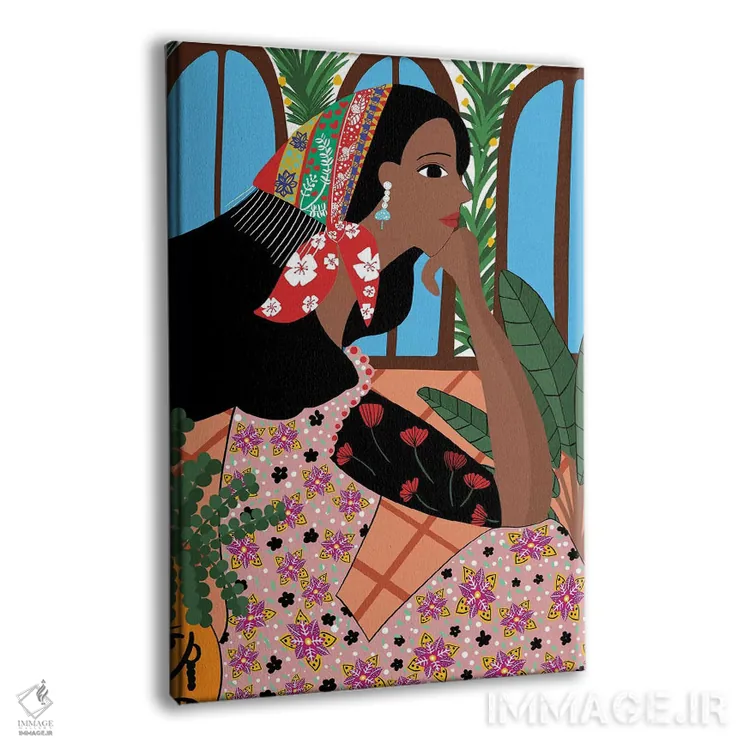 تابلو دکوراتیو خیال پردازی اثر باورا راژین - نمای پرسپکتیو محصول