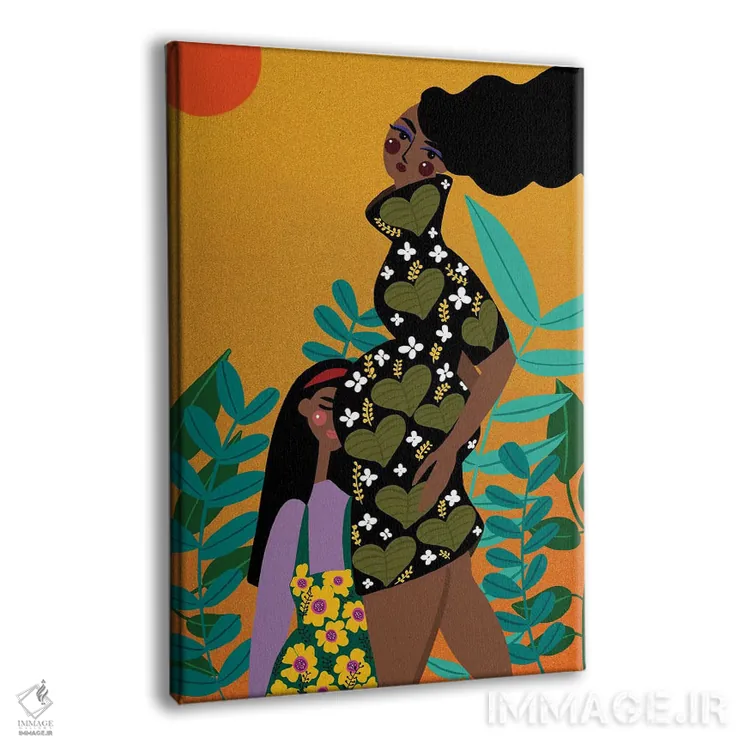 تابلو دکوراتیو ارتباط ابدی اثر باورا راژین - نمای پرسپکتیو محصول