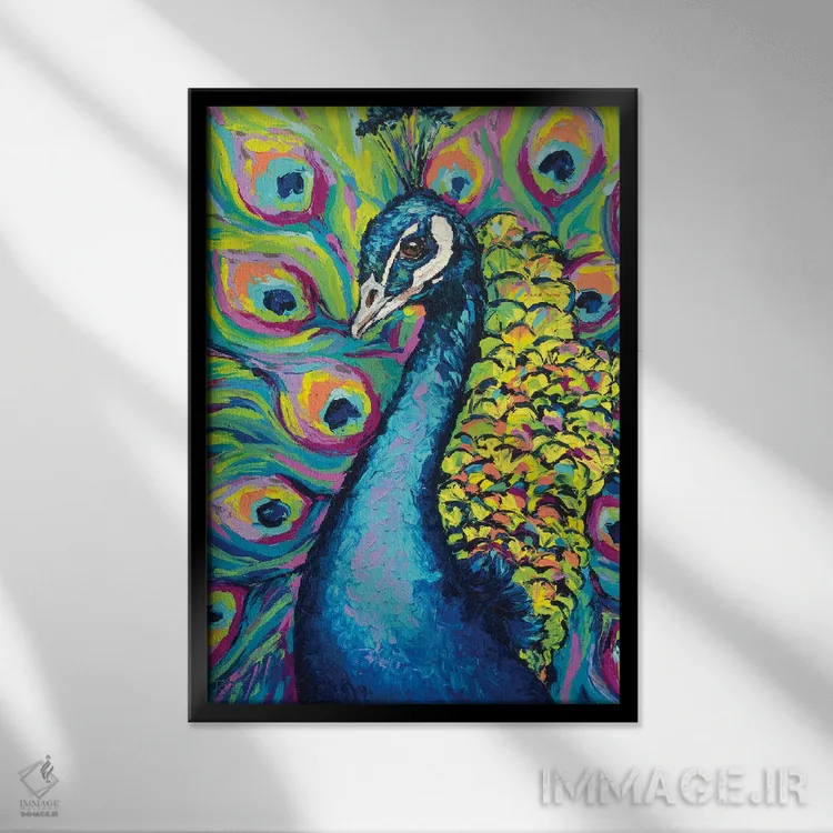 تابلو دکوراتیو ژست گیر اثر دروتا کوسی - نمای قابدار مشکی