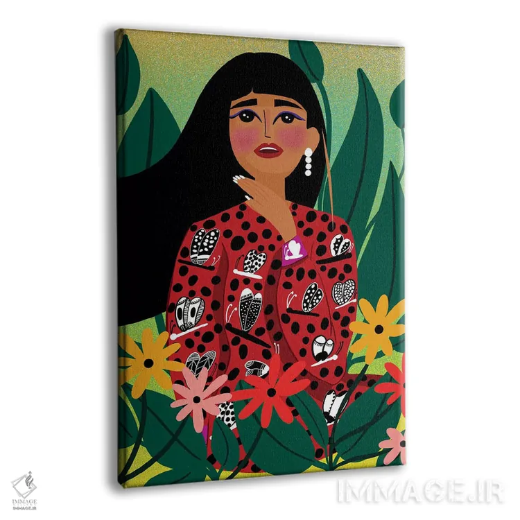 تابلو دکوراتیو روح جوان اثر باورا راژین - نمای پرسپکتیو محصول