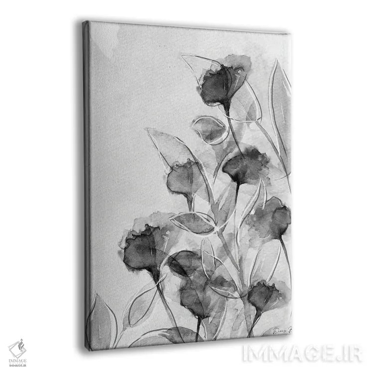 تابلو مینیمال گل آرایی پلاک آستور ۲ اثر دنیس براون - نمای پرسپکتیو محصول