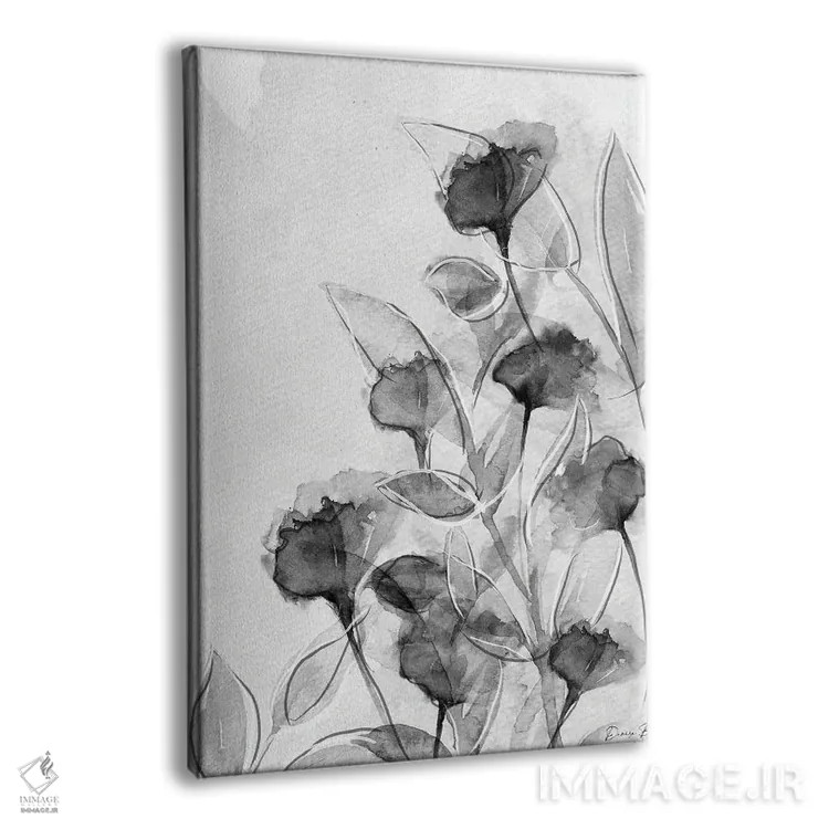 تابلو مینیمال گل آرایی پلاک آستور ۲ اثر دنیس براون - نمای پرسپکتیو محصول