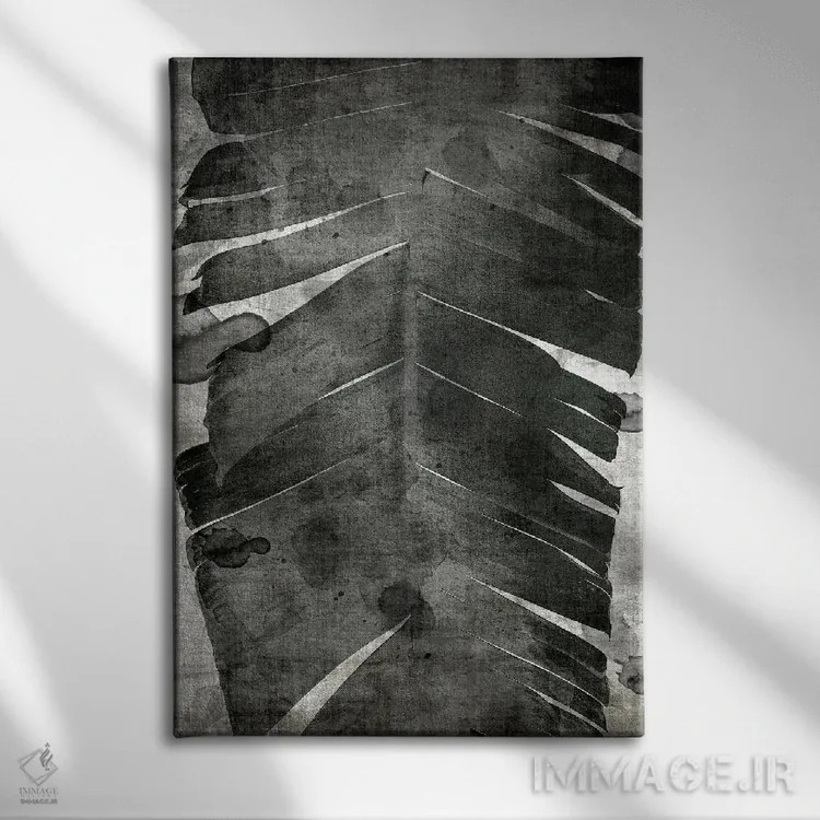 تابلو مینیمال بیان نخل ۷ اثر دنیس براون - نمای روبهرو روی دیوار