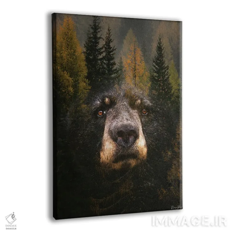 تابلو دکوراتیو از میان درختان اثر دنیس براون - نمای پرسپکتیو محصول