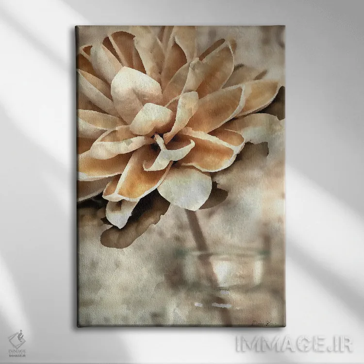 تابلو دکوراتیو مگنولیا ۲ اثر دنیس براون - نمای روبهرو روی دیوار