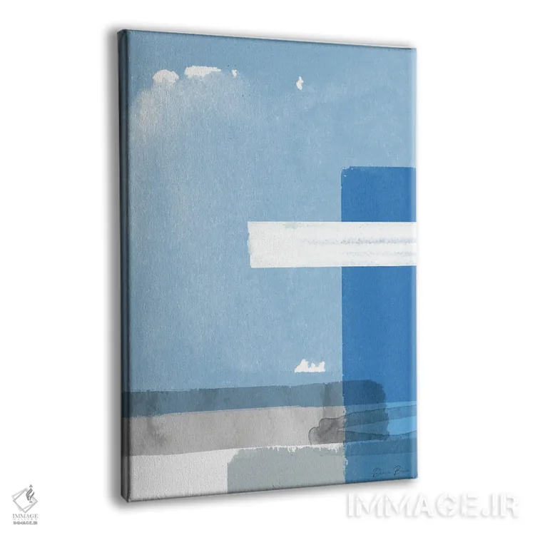 تابلو انتزاعی سفر اثر دنیس براون - نمای پرسپکتیو محصول