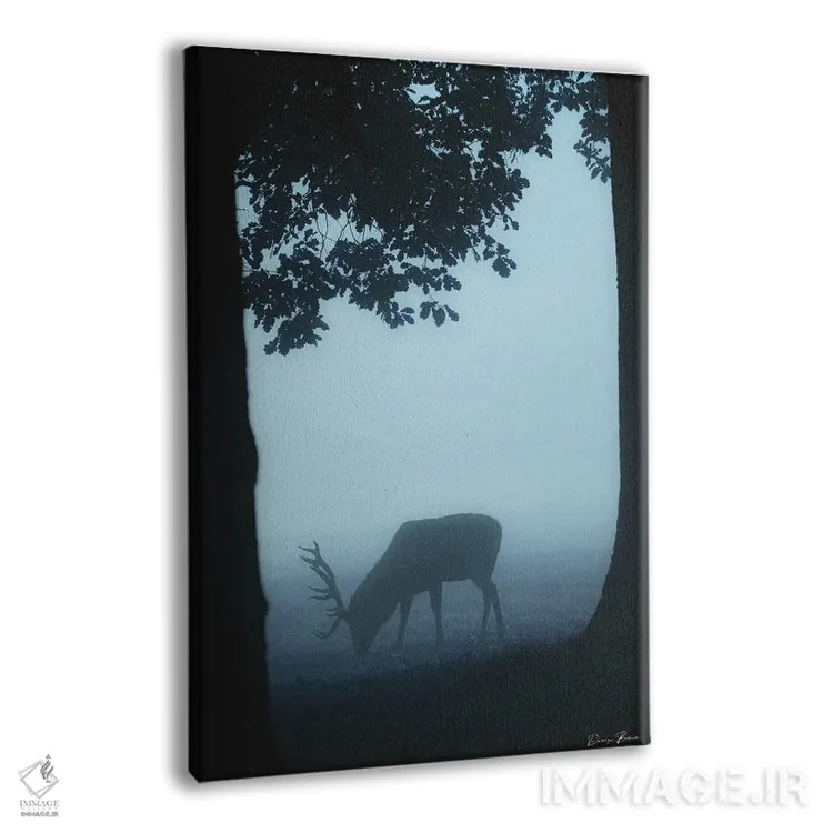 تابلو دکوراتیو چراییدن اثر دنیس براون - نمای پرسپکتیو محصول