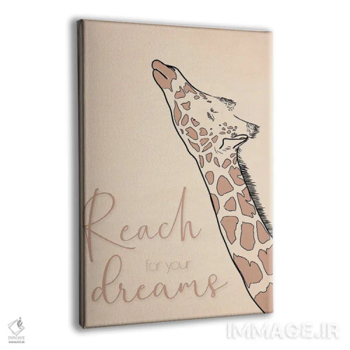 تابلو دکوراتیو به سوی رویاهایت دست دراز کن اثر دنیلا سانتیاگو - نمای پرسپکتیو محصول