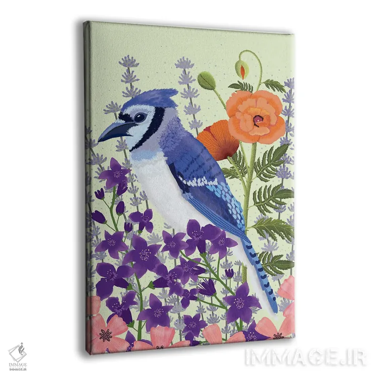 تابلو دکوراتیو جنگل جادویی اثر دارلین سیل - نمای پرسپکتیو محصول