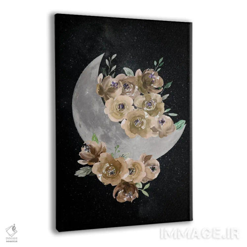 تابلو دکوراتیو ماه بوهمی اثر دنیلا سانتیاگو - نمای پرسپکتیو محصول
