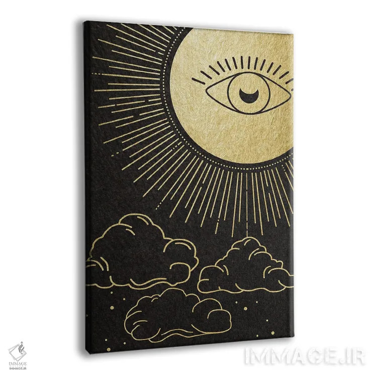 تابلو دکوراتیو چشم آسمانی اثر دنیلا سانتیاگو - نمای پرسپکتیو محصول