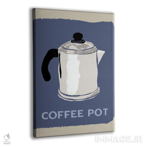 تابلو دکوراتیو قهوه مدرن یک اثر دنیلا سانتیاگو - نمای پرسپکتیو محصول