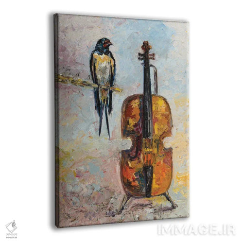 تابلو دکوراتیو کنار من بمان اثر دانا سورکینا - نمای پرسپکتیو محصول