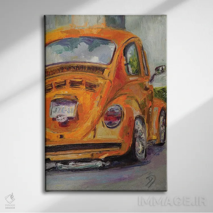 تابلو دکوراتیو زیر پوشش اثر دانا سورکینا - نمای روبهرو روی دیوار