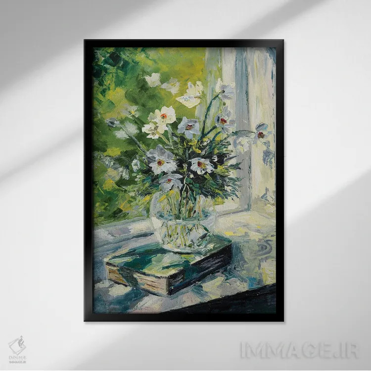 تابلو دکوراتیو زندگی در رویا اثر دانا سورکینا - نمای قابدار مشکی