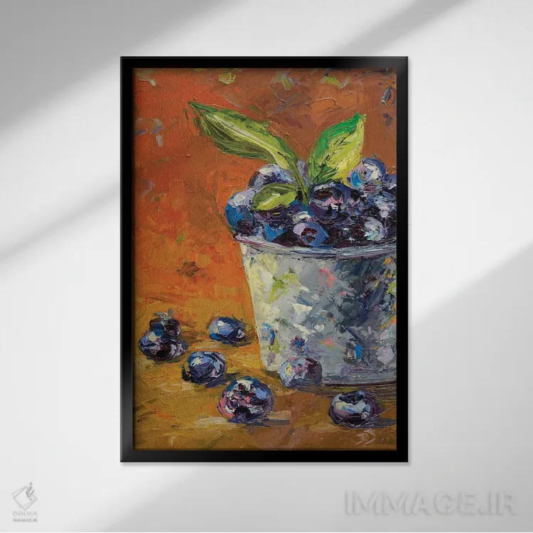 تابلو دکوراتیو جستجوی طبیعت اثر دانا سورکینا - نمای قابدار مشکی