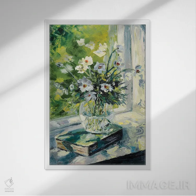 تابلو دکوراتیو زندگی در رویا اثر دانا سورکینا - نمای قابدار سفید