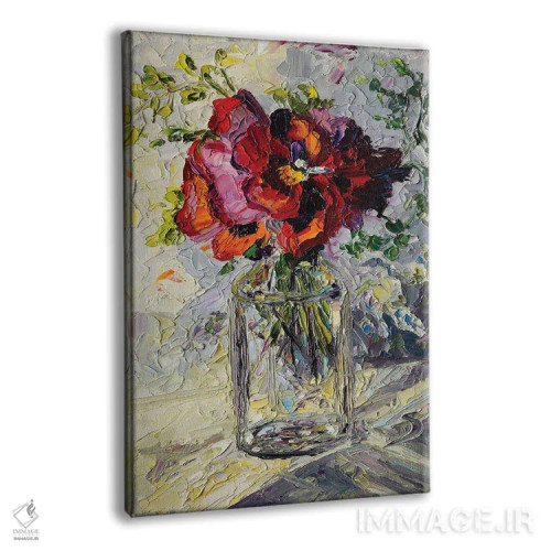 تابلو دکوراتیو مصمم به شنیده شدن اثر دانا سورکینا - نمای پرسپکتیو محصول