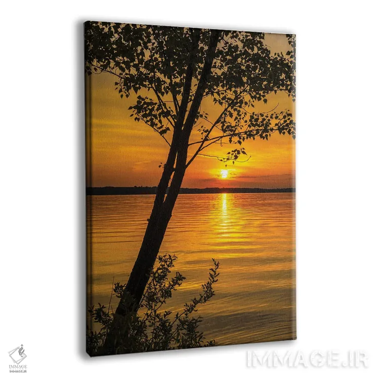 تابلو دکوراتیو غروب خلیج تراورس اثر دن اسپرول - نمای پرسپکتیو محصول