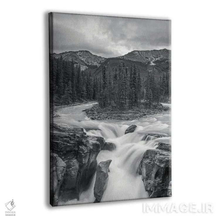 تابلو دکوراتیو آبشار سانوپتا اثر دن اسپرول - نمای پرسپکتیو محصول