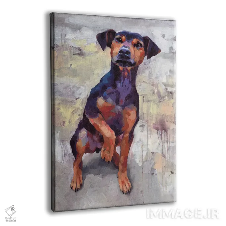 تابلو دکوراتیو پسر باهوش اثر داگلاس سیمونسون - نمای پرسپکتیو محصول